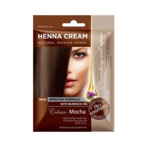 Plaukų dažai kremas - chna " Moka " su varnalėšų al. 50 ml